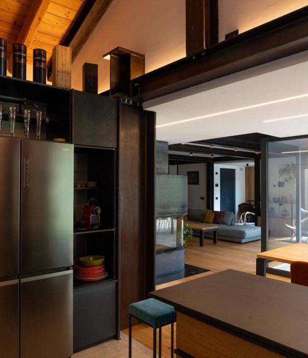 travi strutturali cucina