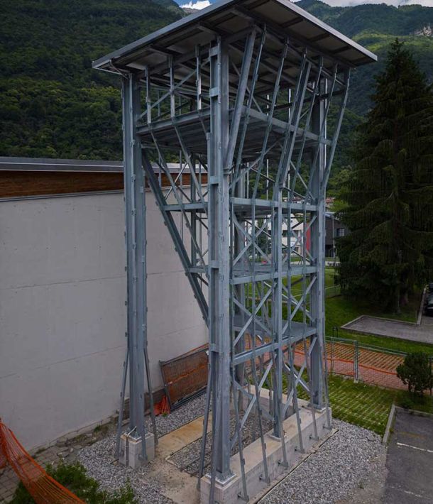 parete arrampicata ferro